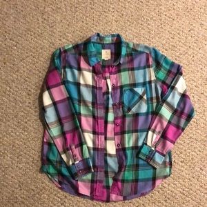 Women’s American Eagle Size M Vintage Boyfriend button down